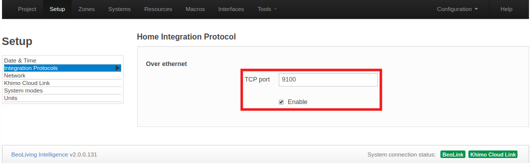 Integration protocols page